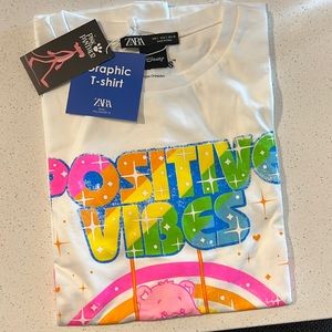 Zara- Positive vibes tee